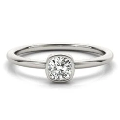 Genina Cushion Ring 3/8Ctw(Genina Cushion Ring 3 8ctw) -NEWWORLD DIAMONDS 85207.set