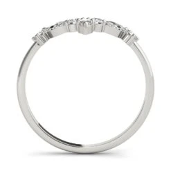 Empress Chevron Band - 1/3Ctw(Marquise Chevron Band Diamond Ring) -NEWWORLD DIAMONDS 85221.side