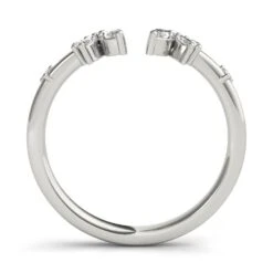 Marquerite Chevron Band - 1/4Ctw(Fun Chevron Band Diamond Ring) -NEWWORLD DIAMONDS 85223.side