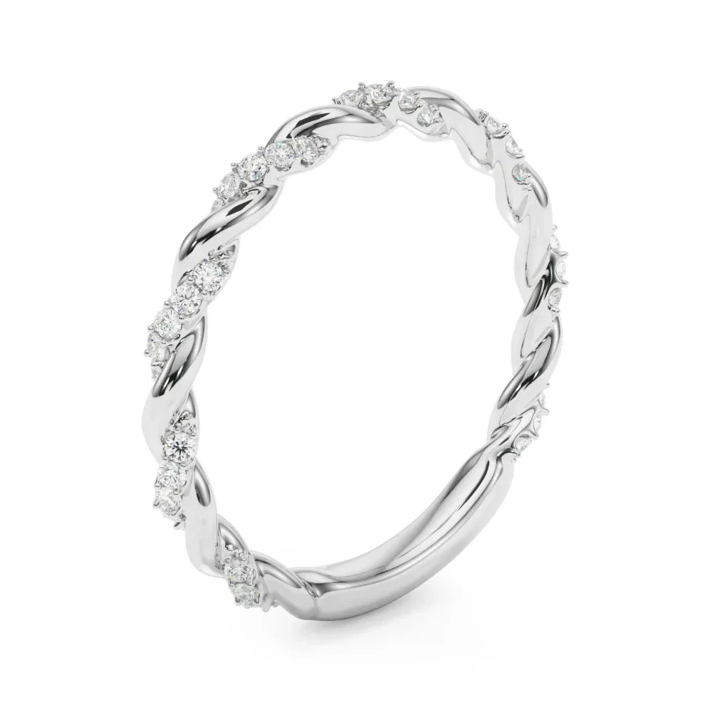 Twisted Diamond Band(Twisted Fashion Diamond Band) 8 Twisted Diamond Band(Twisted Fashion Diamond Band) - Image 6