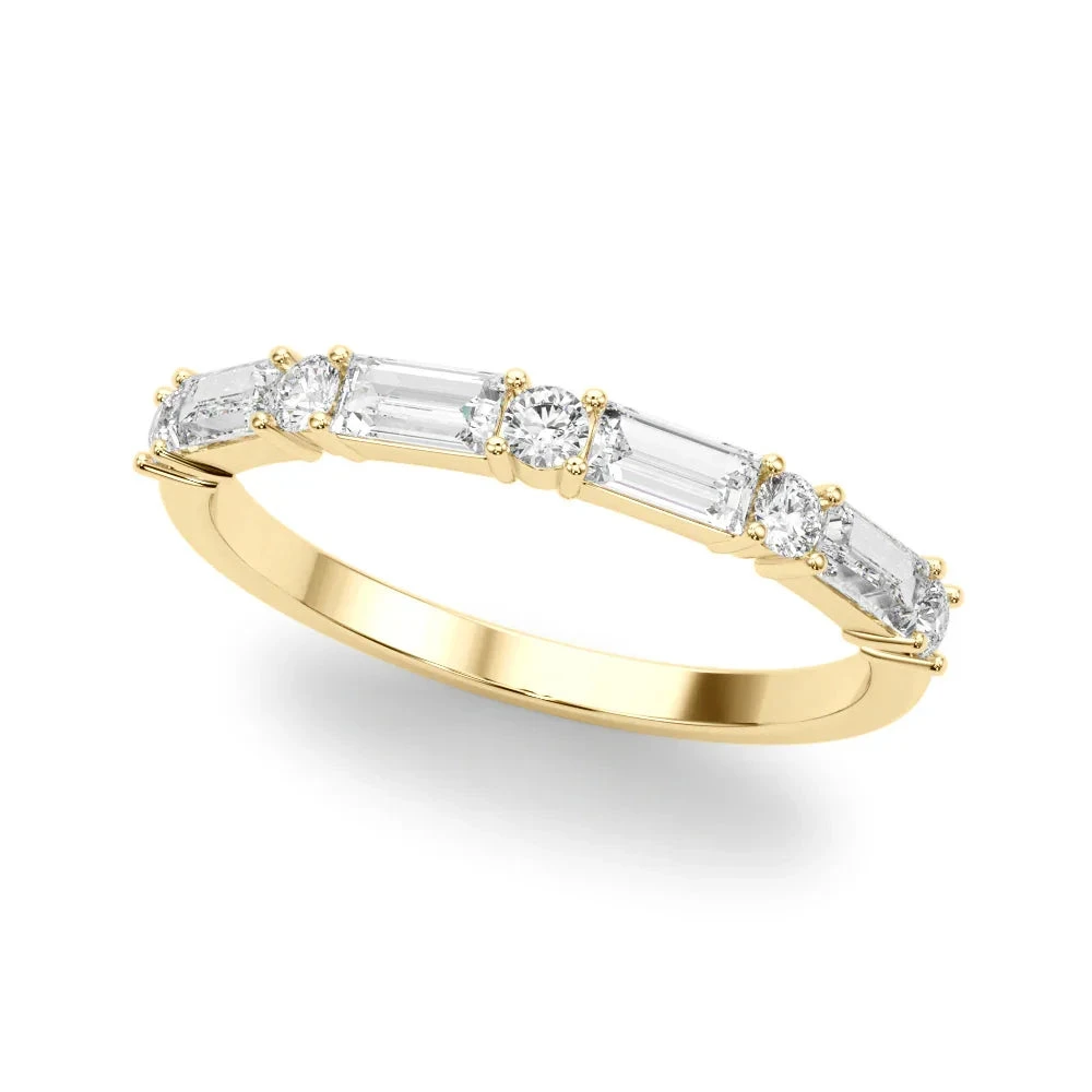 Lumi Band 5/8Ctw(Elegant Baguette Round Diamond Band) 4 Lumi Band 5/8Ctw(Elegant Baguette Round Diamond Band) - Image 2