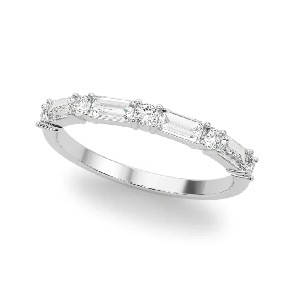 Lumi Band 5/8Ctw(Elegant Baguette Round Diamond Band) 3 Lumi Band 5/8Ctw(Elegant Baguette Round Diamond Band)