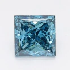 2.07Ct Vivid Blue SI2 IGI Certified Princess Lab Grown Diamond(Diamond 19 Lg11816717)
