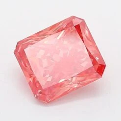1.14Ct Vivid Pink VS2 IGI Certified Radiant Lab Grown Diamond(Diamond 19 Lg11817220)