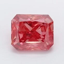 1.08Ct Deep Pink SI2 IGI Certified Radiant Lab Grown Diamond(Diamond 19 Lg11818110)