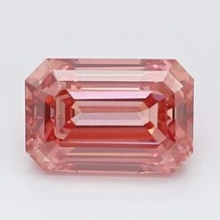 1.17Ct Intense Pink SI2 IGI Certified Emerald Lab Grown Diamond(Diamond 19 Lg11818506)