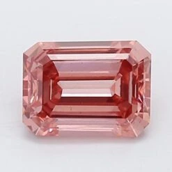 1.07Ct Intense Pink VS2 IGI Certified Emerald Lab Grown Diamond(Diamond 19 Lg11818508)