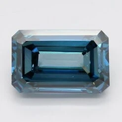 3.49Ct Deep Blue SI1 IGI Certified Emerald Lab Grown Diamond(Diamond 19 Lg11883502)