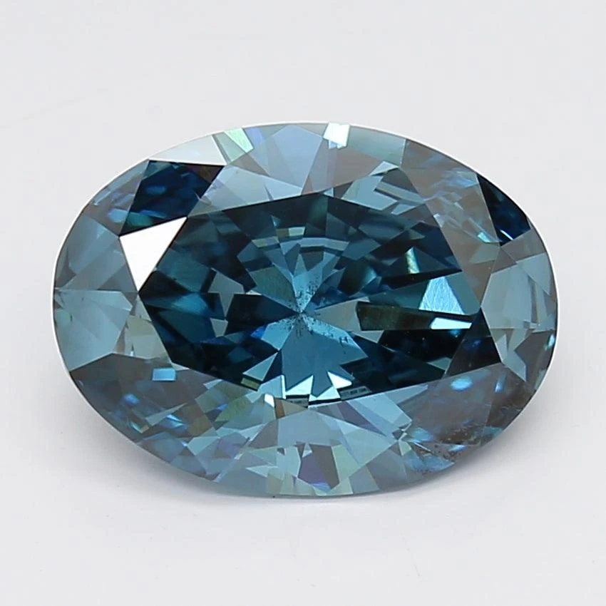 3.04Ct Deep Blue SI1 IGI Certified Oval Lab Grown Diamond(Diamond 19 Lg11883505) 3 3.04Ct Deep Blue SI1 IGI Certified Oval Lab Grown Diamond(Diamond 19 Lg11883505)
