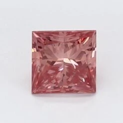 0.82Ct Vivid Pink SI1 IGI Certified Princess Lab Grown Diamond(Diamond 19 Lg11888603)