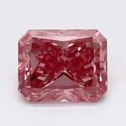 1.09Ct Vivid Pink VS2 IGI Certified Radiant Lab Grown Diamond(Diamond 19 Lg11888815)