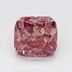 1.1Ct Vivid Pink SI1 IGI Certified Cushion Lab Grown Diamond(Diamond 19 Lg11889907)