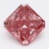1.35Ct Vivid Pink SI1 IGI Certified Radiant Lab Grown Diamond(Diamond 19 Lg11972017)