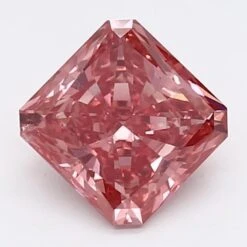 1.35Ct Vivid Pink SI1 IGI Certified Radiant Lab Grown Diamond(Diamond 19 Lg11972017)