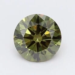 0.91Ct Dark Green VS1 IGI Certified Round Lab Grown Diamond(Diamond 19 Lg11972103)