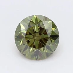 0.91Ct Dark Green VS1 IGI Certified Round Lab Grown Diamond(Diamond 19 Lg11972105)
