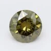 0.96Ct Dark Green VS2 IGI Certified Round Lab Grown Diamond(Diamond 19 Lg11972111)