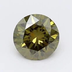 0.96Ct Dark Green VS2 IGI Certified Round Lab Grown Diamond(Diamond 19 Lg11972111)