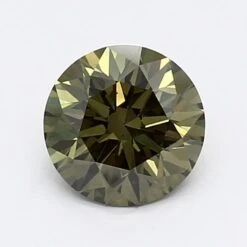 1.05Ct Dark Green SI1 IGI Certified Round Lab Grown Diamond(Diamond 19 Lg11972501)