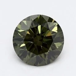 1.09Ct Dark Green SI1 IGI Certified Round Lab Grown Diamond(Diamond 19 Lg11972503)