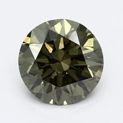 1.22Ct Dark Green VS2 IGI Certified Round Lab Grown Diamond(Diamond 19 Lg11972506)