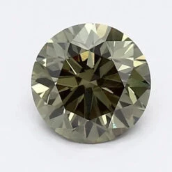 1.24Ct Dark Green VS2 IGI Certified Round Lab Grown Diamond(Diamond 19 Lg11972507)
