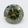1.3Ct Dark Green SI1 IGI Certified Round Lab Grown Diamond(Diamond 19 Lg11972602)