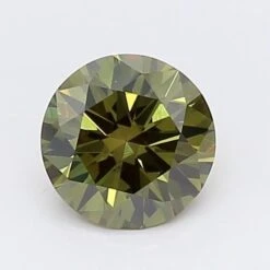 1.46Ct Dark Green VS2 IGI Certified Round Lab Grown Diamond(Diamond 19 Lg11972606)