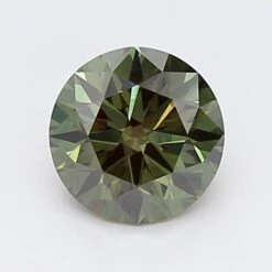 1.02Ct Dark Green VS2 IGI Certified Round Lab Grown Diamond(Diamond 19 Lg11972608)