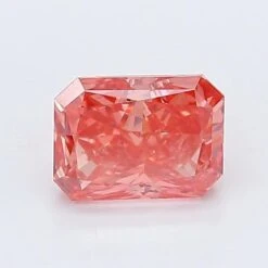 0.85Ct Vivid Pink SI1 IGI Certified Radiant Lab Grown Diamond(Diamond 19 Lg12045010)