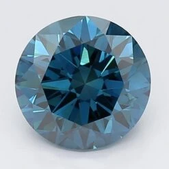 2.01Ct Deep Blue SI1 IGI Certified Round Lab Grown Diamond(Diamond 19 Lg12076805)