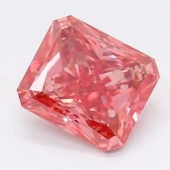 1.49Ct Deep Pink VS2 IGI Certified Radiant Lab Grown Diamond(Diamond 19 Lg12118120)