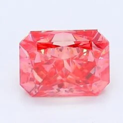 1.25Ct Deep Pink SI2 IGI Certified Radiant Lab Grown Diamond(Diamond 19 Lg12118401)