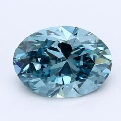 1.13Ct Deep Blue VS1 IGI Certified Oval Lab Grown Diamond(Diamond 19 Lg12119504)