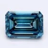 1.54Ct Fancy Blue SI1 IGI Certified Emerald Lab Grown Diamond(Diamond 19 Lg12201907) -NEWWORLD DIAMONDS LG12201907