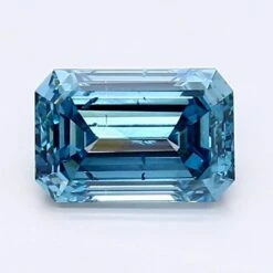 1.09Ct Fancy Blue SI1 IGI Certified Emerald Lab Grown Diamond(Diamond 19 Lg12201909)