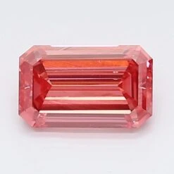 1.34Ct Deep Pink VS1 IGI Certified Emerald Lab Grown Diamond(Diamond 19 Lg12202307)