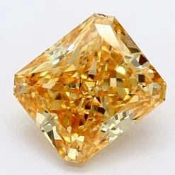 1.46Ct Vivid Yellow SI1 IGI Certified Radiant Lab Grown Diamond(Diamond 19 Lg12211814)