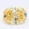 1.21Ct Fancy Light Yellow SI1 IGI Certified Oval Lab Grown Diamond(Diamond 19 Lg12212109) -NEWWORLD DIAMONDS LG12212109