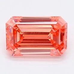 1.23Ct Intense Pink SI2 IGI Certified Emerald Lab Grown Diamond(Diamond 19 Lg12214507)