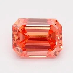 1.02Ct Vivid Pink SI1 IGI Certified Emerald Lab Grown Diamond(Diamond 19 Lg12214513)