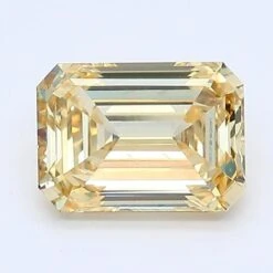 1.03Ct Fancy Yellow VS2 IGI Certified Emerald Lab Grown Diamond(Diamond 19 Lg12236512)