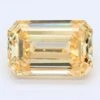 0.95Ct Fancy Yellow SI2 IGI Certified Emerald Lab Grown Diamond(Diamond 19 Lg12236513) -NEWWORLD DIAMONDS LG12236513