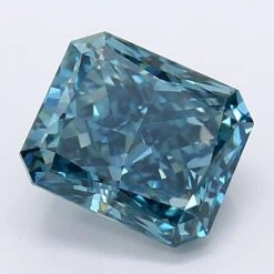 2.11Ct Dark Blue SI1 IGI Certified Radiant Lab Grown Diamond(Diamond 19 Lg12293803)