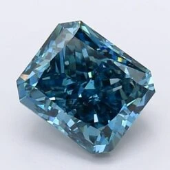 1.7Ct Dark Blue SI1 IGI Certified Radiant Lab Grown Diamond(Diamond 19 Lg12293806)