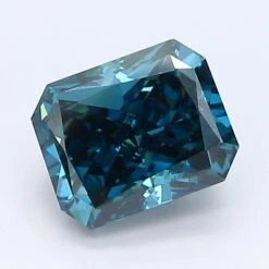 1.14Ct Dark Blue SI2 IGI Certified Radiant Lab Grown Diamond(Diamond 19 Lg12294001)