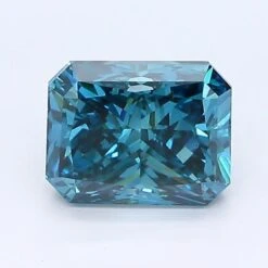 1.09Ct Dark Blue SI2 IGI Certified Radiant Lab Grown Diamond(Diamond 19 Lg12294004)