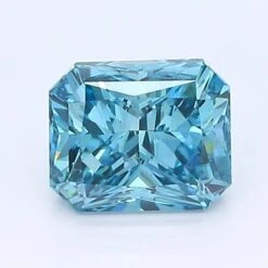 1.07Ct Deep Blue SI2 IGI Certified Radiant Lab Grown Diamond(Diamond 19 Lg12294005)