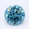 1.08Ct Intense Blue VS2 IGI Certified Round Lab Grown Diamond(Diamond 19 Lg12294305)