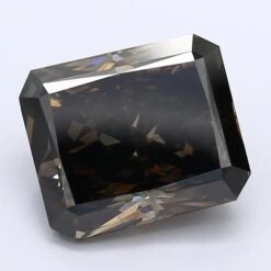 4.13Ct Fancy Black SI2 IGI Certified Radiant Lab Grown Diamond(Diamond 19 Lg12294701)